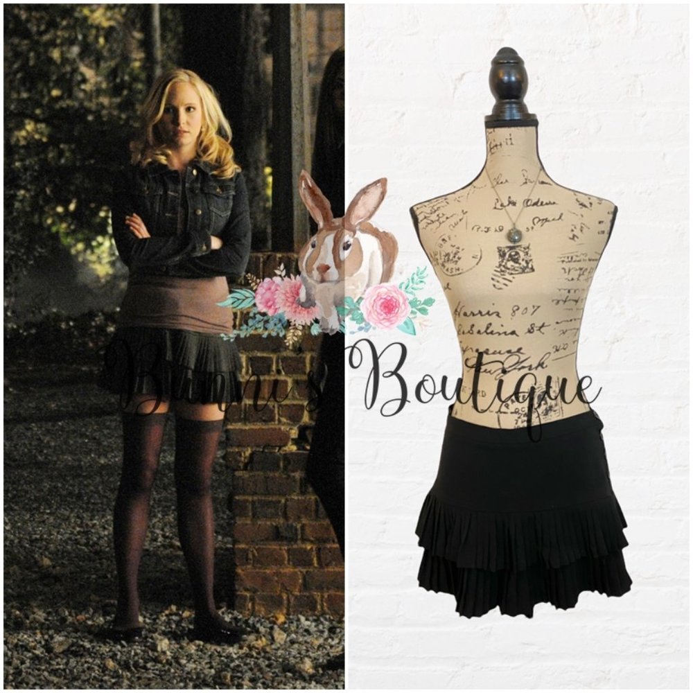 Caroline Forbes' BCBGMAXAZRIA Tiered Skirt